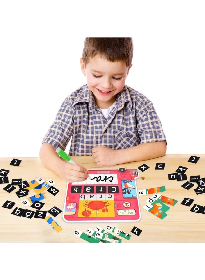 Random Numbers and Alphabets Card Puzzle – Educational Learning Toy for Kids - Image 3